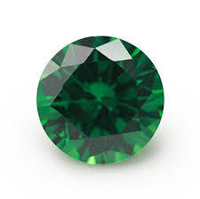 Green Cubic Zirconia